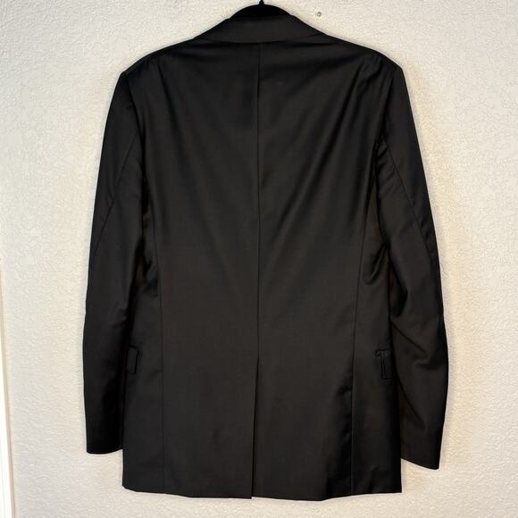 Paul Betenly Men's 38R Sport Coat Roberto 2-Button 100% Wool Filarte Black - Picture 3 of 9
